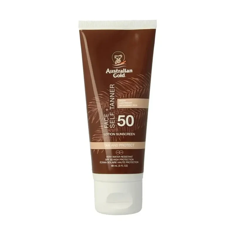 Australian Gold Face met selftanner SPF50 88 ml