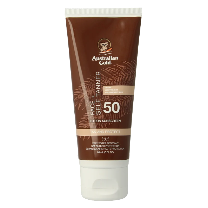 Australian Gold Face met selftanner SPF50 88 ml