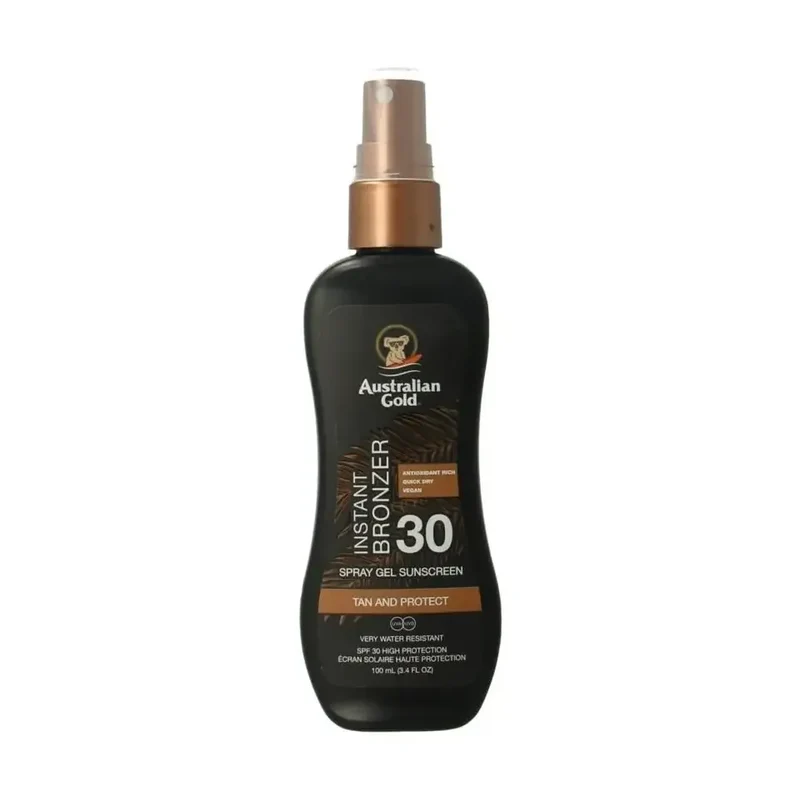 Australian Gold Spray gel met bronzer SPF30 100 ml