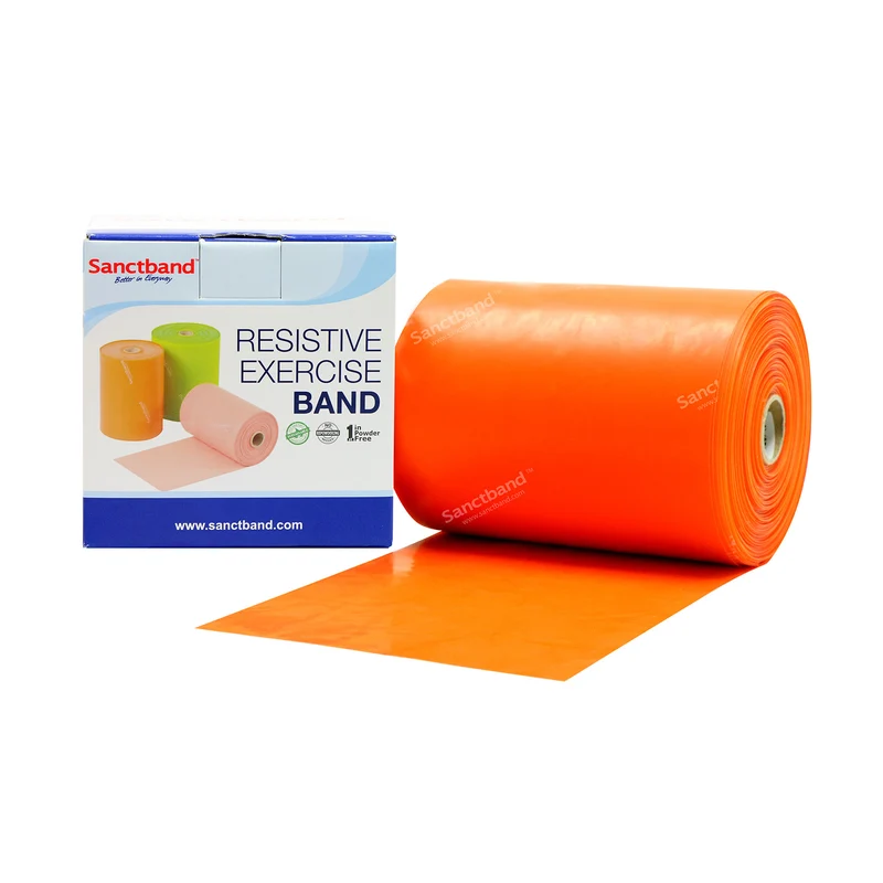 Sanctband Fitnessband Rolle à 46 m, orange