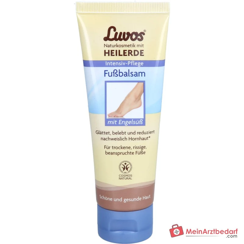 Luvos Heilerde Fußbalsam mit Engelsüß / Myrrhe / Zitronenverbene Balsam, 75 ml