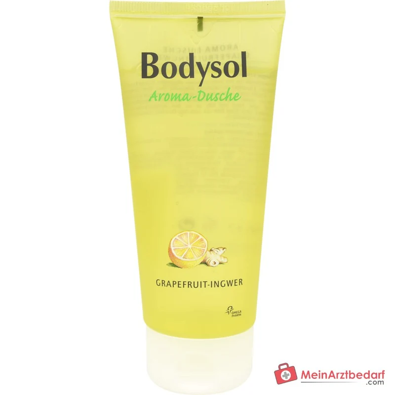 Bodysol Aroma-Dusche Grapefruit-Ingwer Duschgel mit Panthenol, 100 ml