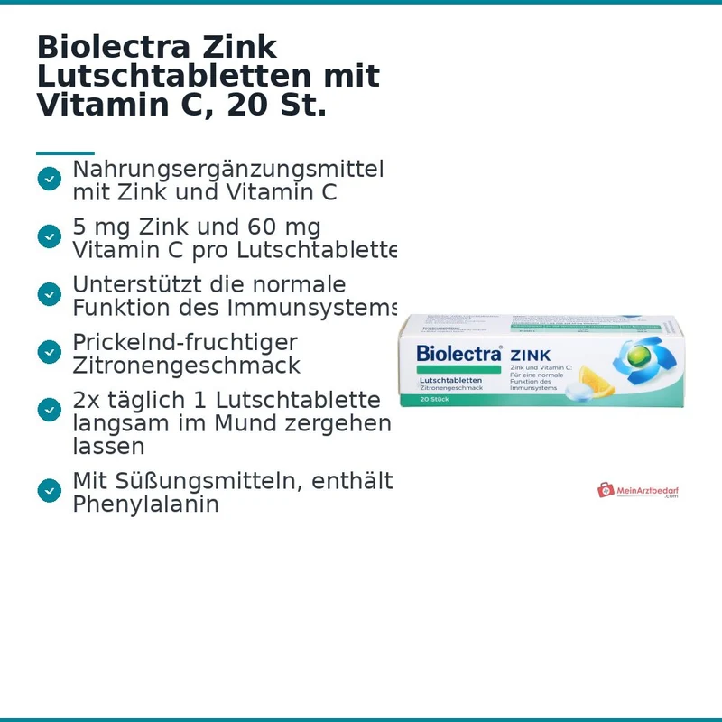 HERMES IXXILON Zink / Vitamin C Lutschtabletten, 39 g