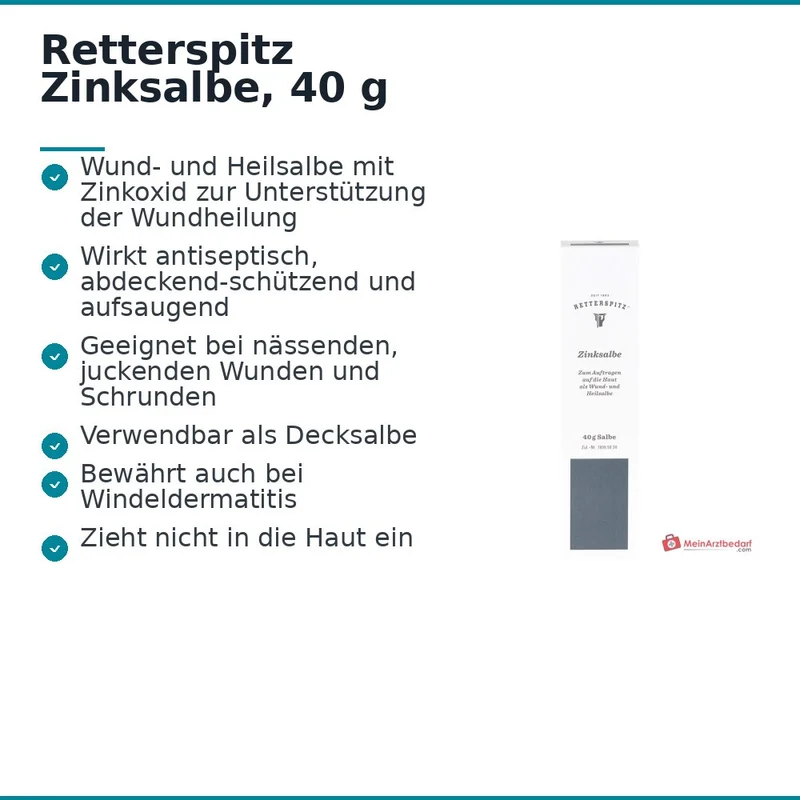 Retterspitz Zinksalbe, 40 g