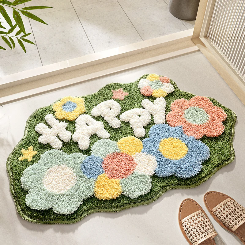 Gemütliche Camouflage-Badmatte für das Badezimmer