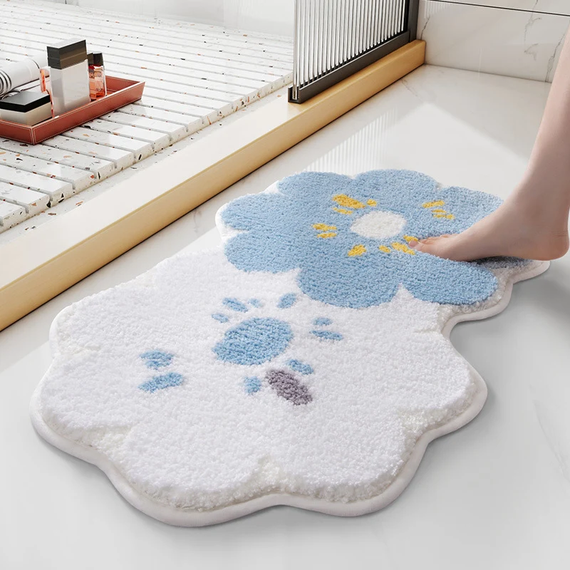 Gemütliche Camouflage-Badmatte für das Badezimmer