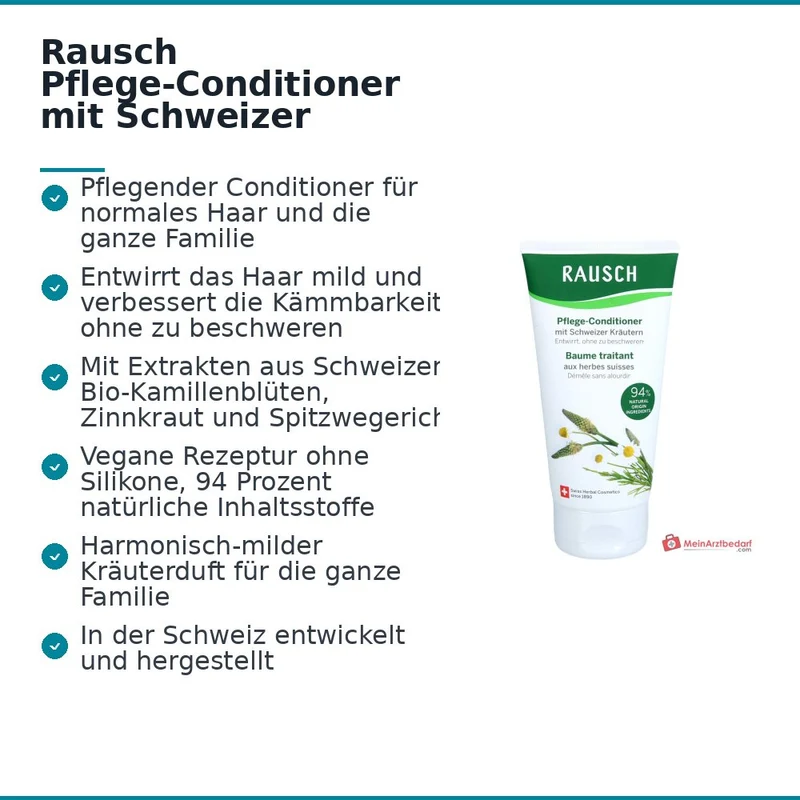 Rausch Pflege-Conditioner mit Schweizer Kräutern, 150 ml