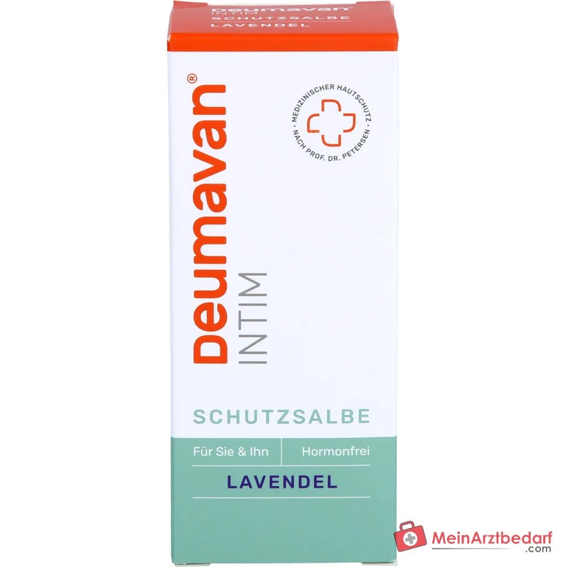 Deumavan Schutzsalbe mit Lavendel Paraffinum Liquidum / Petrolatum / Paraffin / Tocopheryl Acetate / Lavandula Angustifolia Oil Fettsalbe, 50 ml