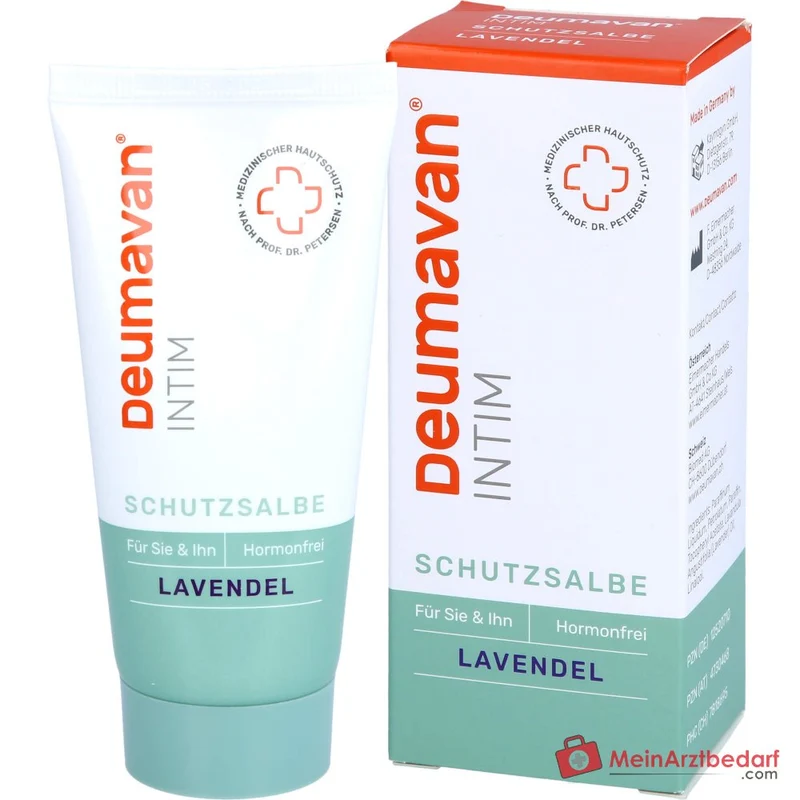 Deumavan Schutzsalbe mit Lavendel Paraffinum Liquidum / Petrolatum / Paraffin / Tocopheryl Acetate / Lavandula Angustifolia Oil Fettsalbe, 50 ml
