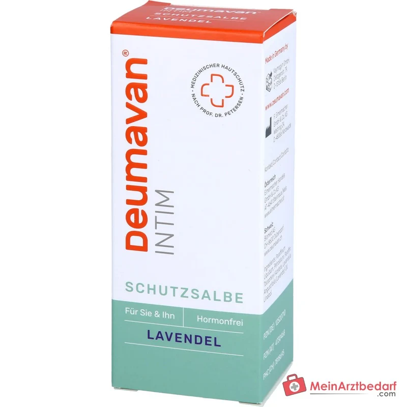 Deumavan Schutzsalbe mit Lavendel Paraffinum Liquidum / Petrolatum / Paraffin / Tocopheryl Acetate / Lavandula Angustifolia Oil Fettsalbe, 50 ml