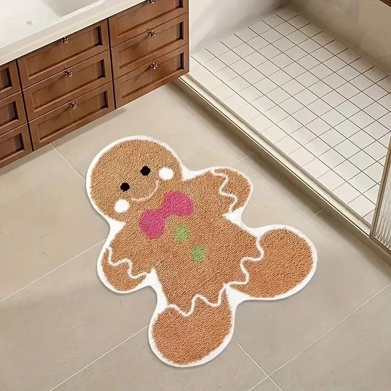 Festliche Weihnachtsmann-Themen Fußmatte für das Zuhause