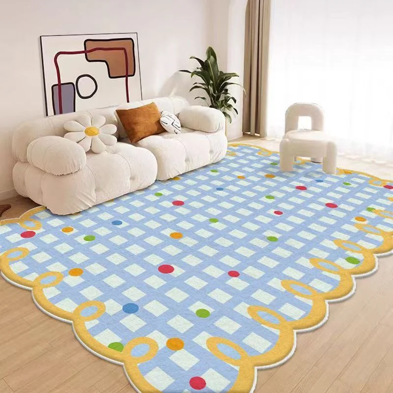 Buntes geometrisches Muster-Bereichsteppich für Zuhause