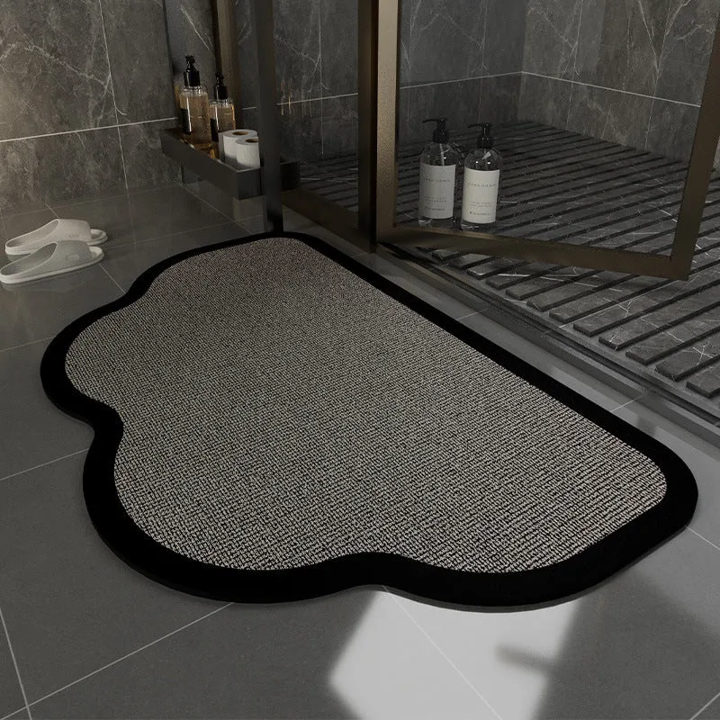 Wolkenförmige Duschmatte für das Badezimmer