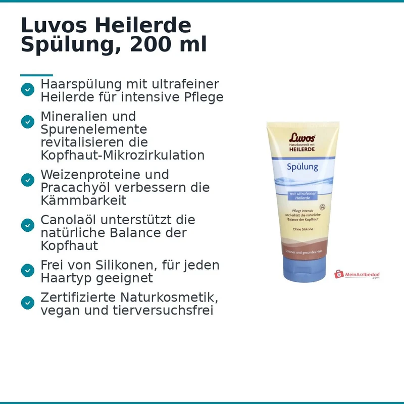 Luvos Heilerde Spülung, 200 ml