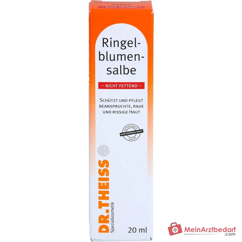 Dr. Theiss Ringelblumen-Salbe nicht fettend Calendula Officinalis Extract Salbe, 20 ml