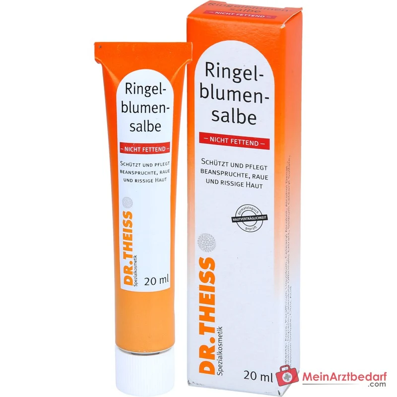 Dr. Theiss Ringelblumen-Salbe nicht fettend Calendula Officinalis Extract Salbe, 20 ml