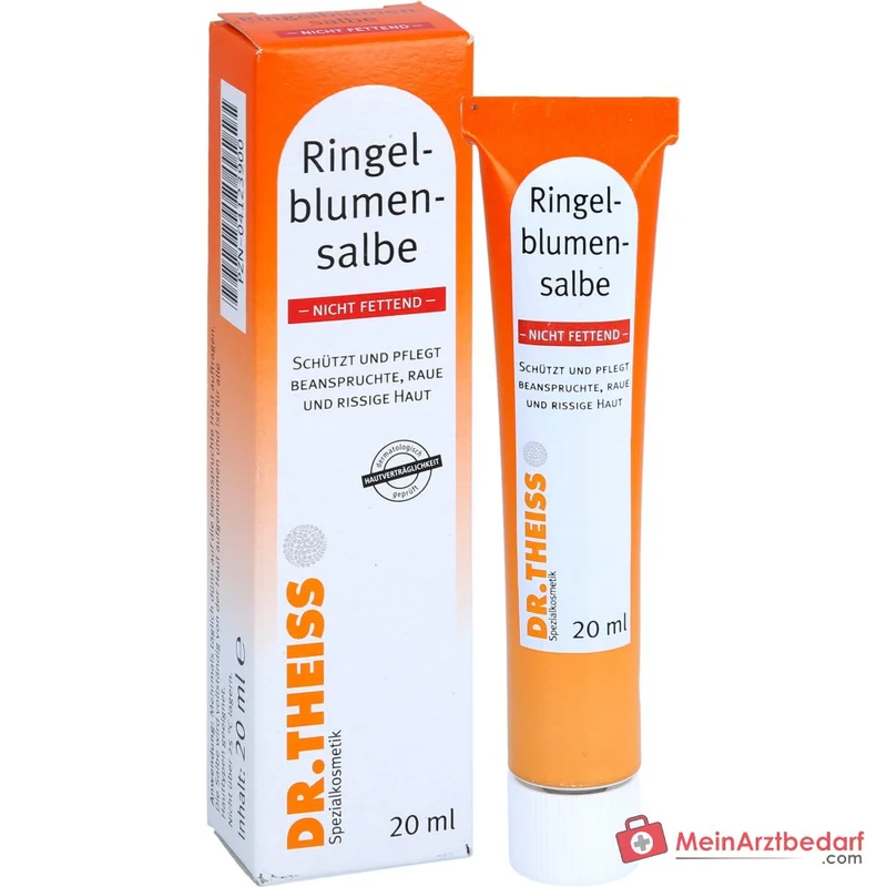 Dr. Theiss Ringelblumen-Salbe nicht fettend Calendula Officinalis Extract Salbe, 20 ml