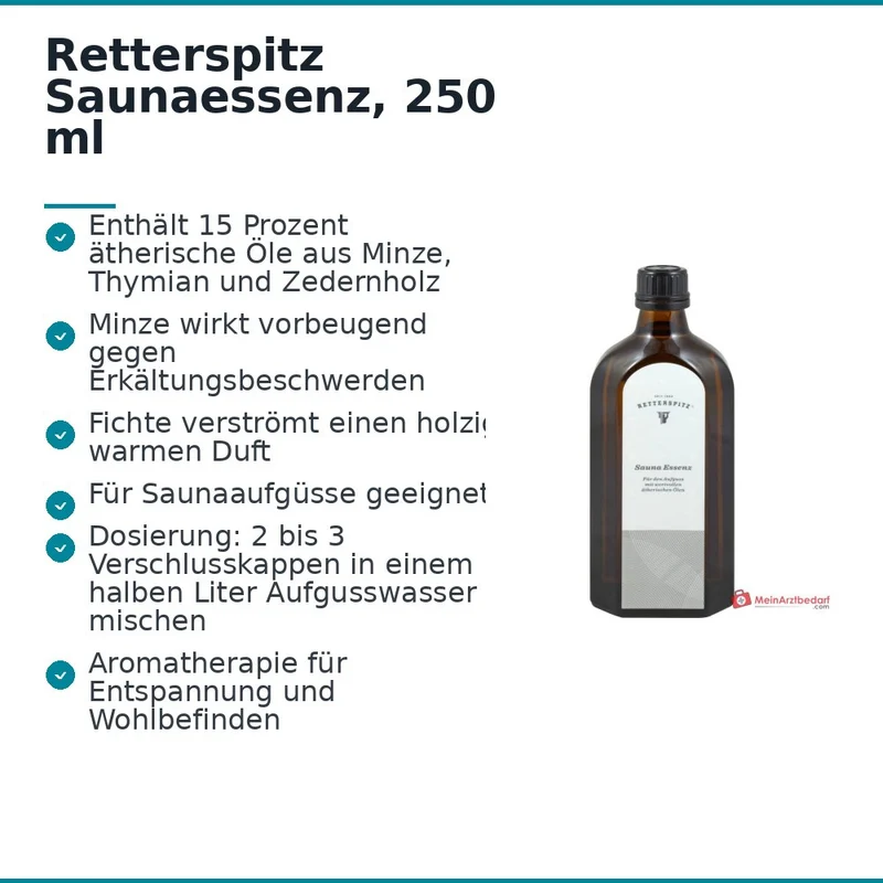 Retterspitz Saunaessenz, 250 ml