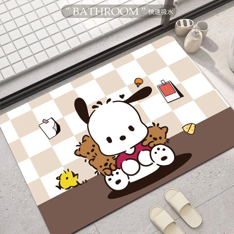 Cartoon-Charakter-Badmatte für das Badezimmer