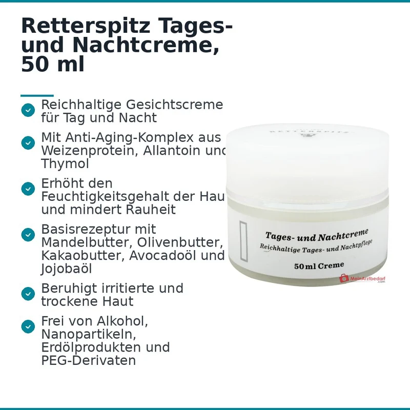 Retterspitz Tages- und Nachtcreme, 50 ml