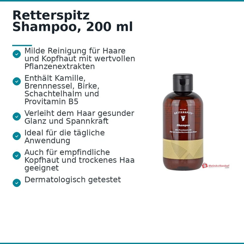 Retterspitz Shampoo, 200 ml