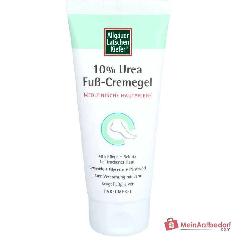 Allgäuer Latschenkiefer 10% Urea Fuß-Cremegel, 100 ml