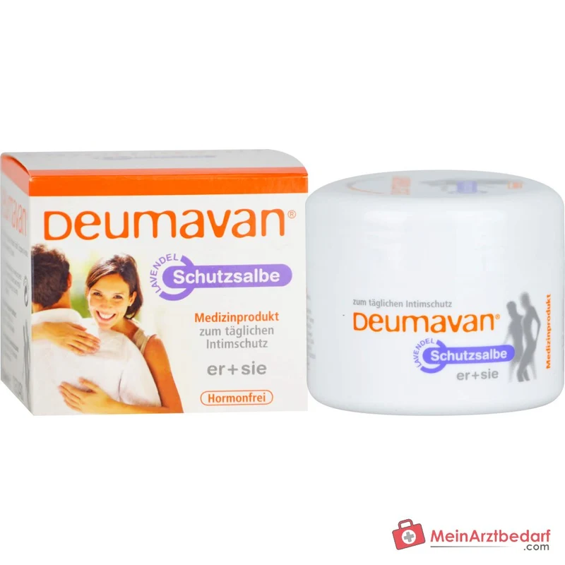 Deumavan Schutzsalbe Lavendel Paraffinum Liquidum / Petrolatum / Paraffin / Tocopheryl Acetate / Lavandula Angustifolia Oil / Linalool Fettsalbe, 100 ml