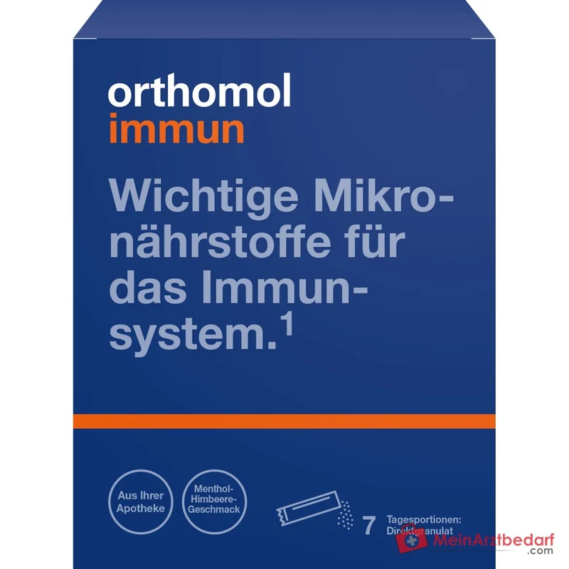 Orthomol Immun Direktgranulat Menthol-Himbeere, 7 St.