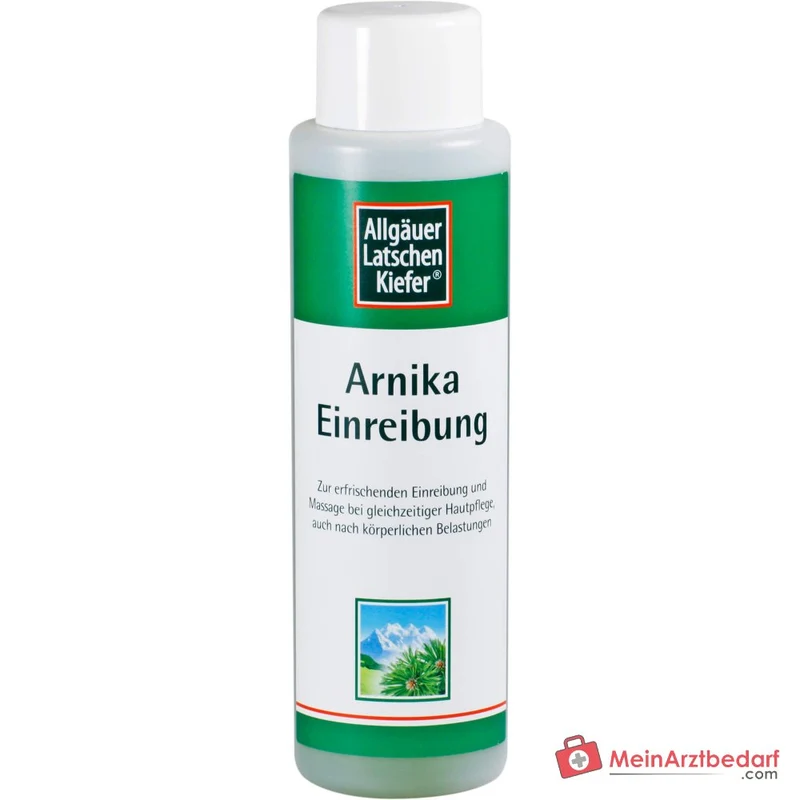Allgäuer Latschenkiefer Arnika Einreibung mit Arnikaextrakt / Latschenkiefernöl / Rosmarinöl / Salbeiöl / Menthol / Campher / Panthenol, 500 ml