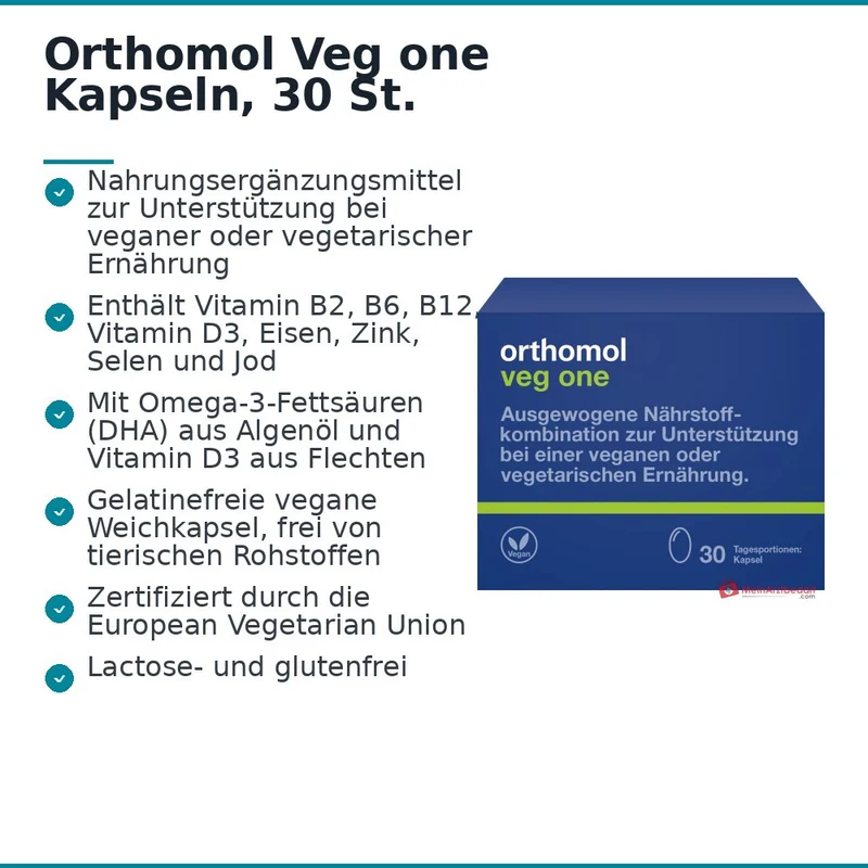 Orthomol Veg one Kapseln, 30 St.