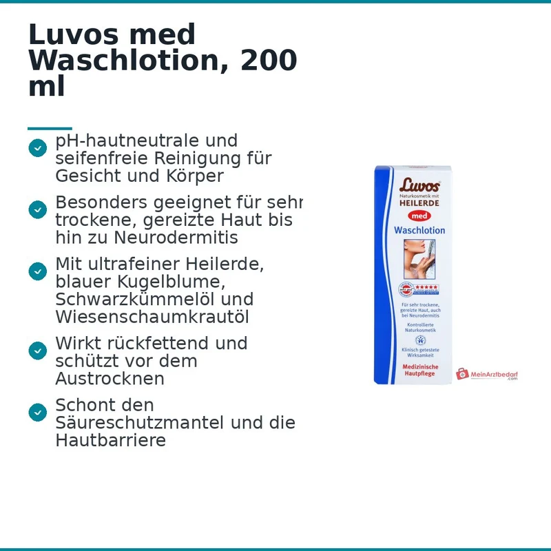 Luvos med Waschlotion, 200 ml