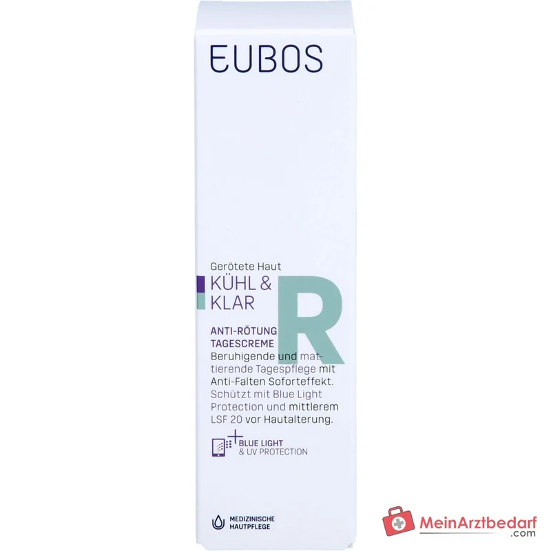 Eubos Kühl und Klar Antirötung Tagescreme LSF 20, 40 ml