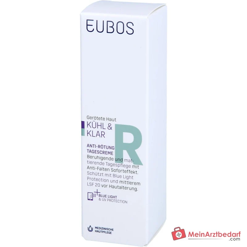 Eubos Kühl und Klar Antirötung Tagescreme LSF 20, 40 ml