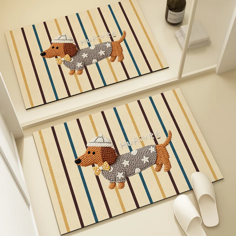 Bärenförmige Plüsch-Badematte für das Badezimmer