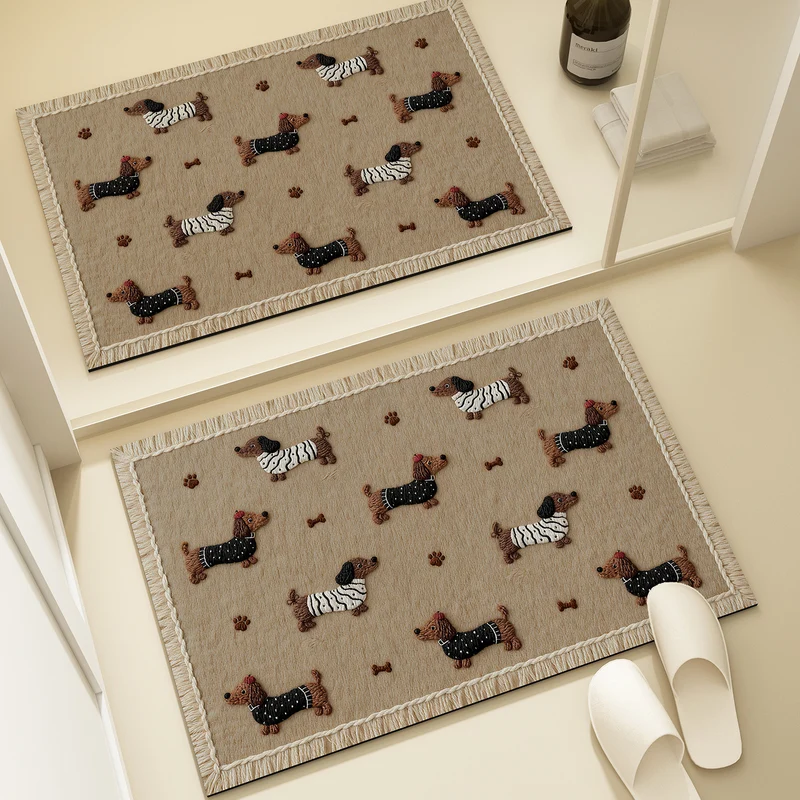 Bärenförmige Plüsch-Badematte für das Badezimmer