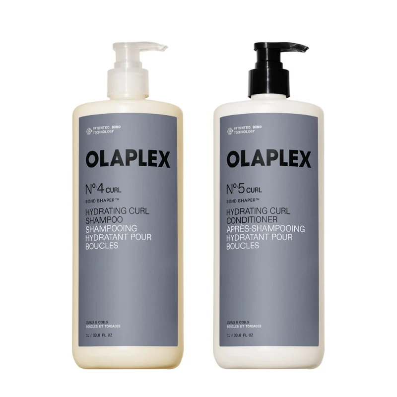 Olaplex No.4 & 5 Curl Bond Shaper Hydrating Shampoo & Conditioner 1000ml