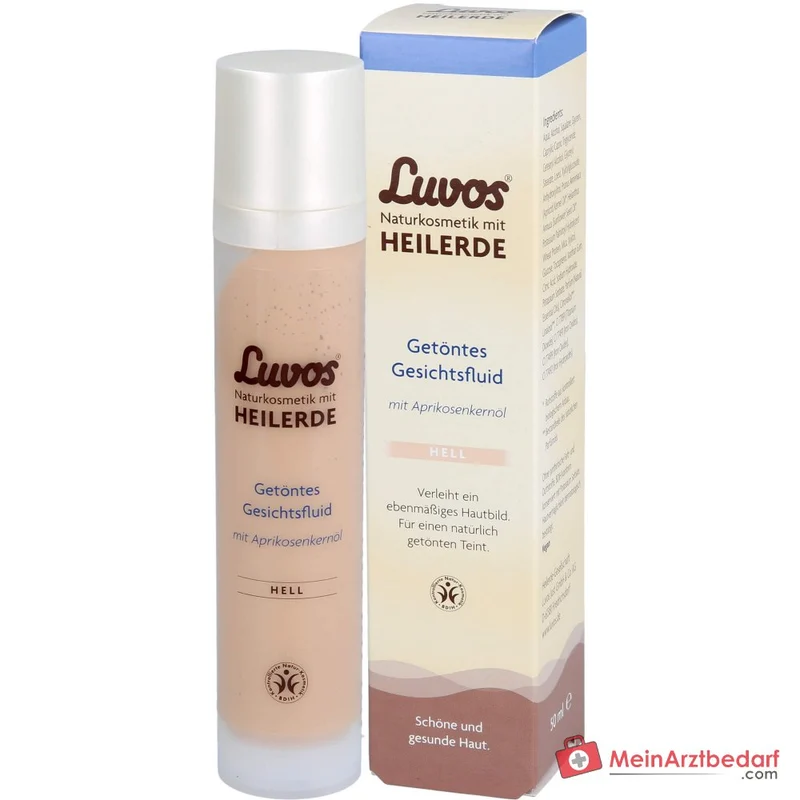 Luvos Naturkosmetik getöntes Gesichtsfluid hell, 50 ml