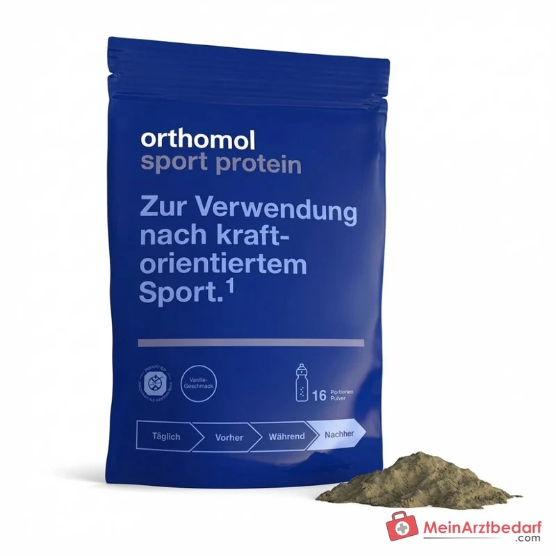 Orthomol Sport Protein Pulver Vanille, 640 g