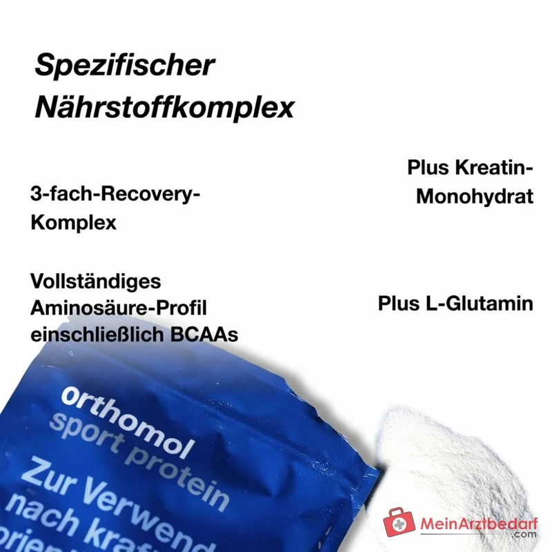 Orthomol Sport Protein Pulver Vanille, 640 g