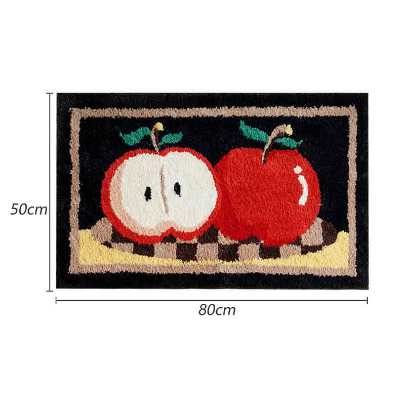 Künstlerischer Blumenmuster Eingangsteppich für Zuhause