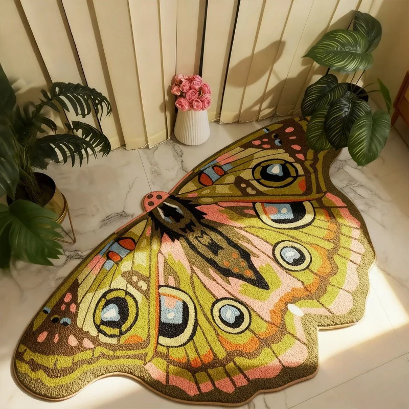 Künstlerische Schmetterling-förmige Fußmatte für Zuhause