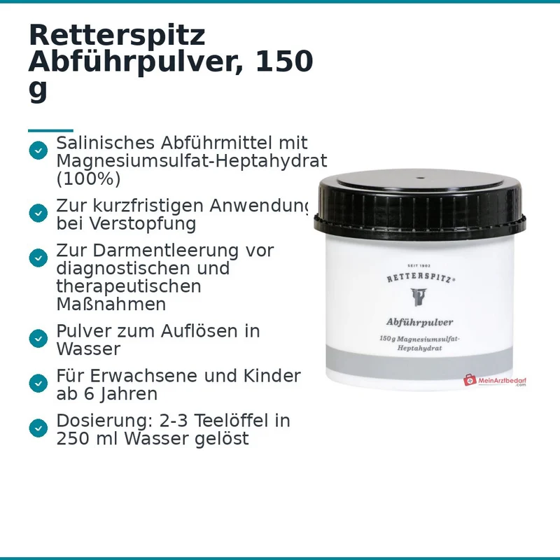 Retterspitz Abführpulver, 150 g