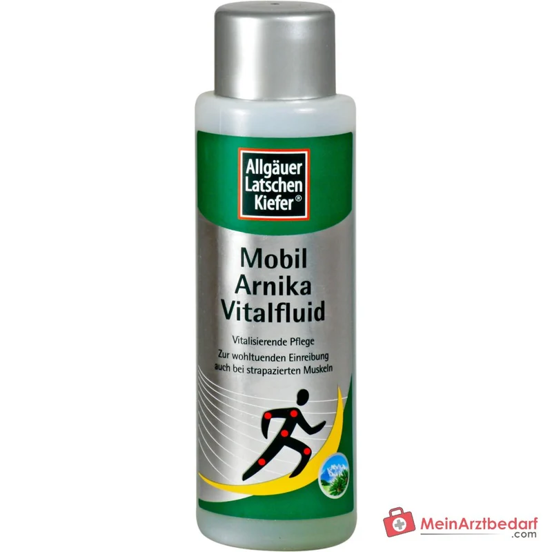 Allgäuer Latschenkiefer Arnika Vital Fluid Arnikaextrakt / Latschenkiefernöl / Menthol / Campher Körperpflege, 250 ml
