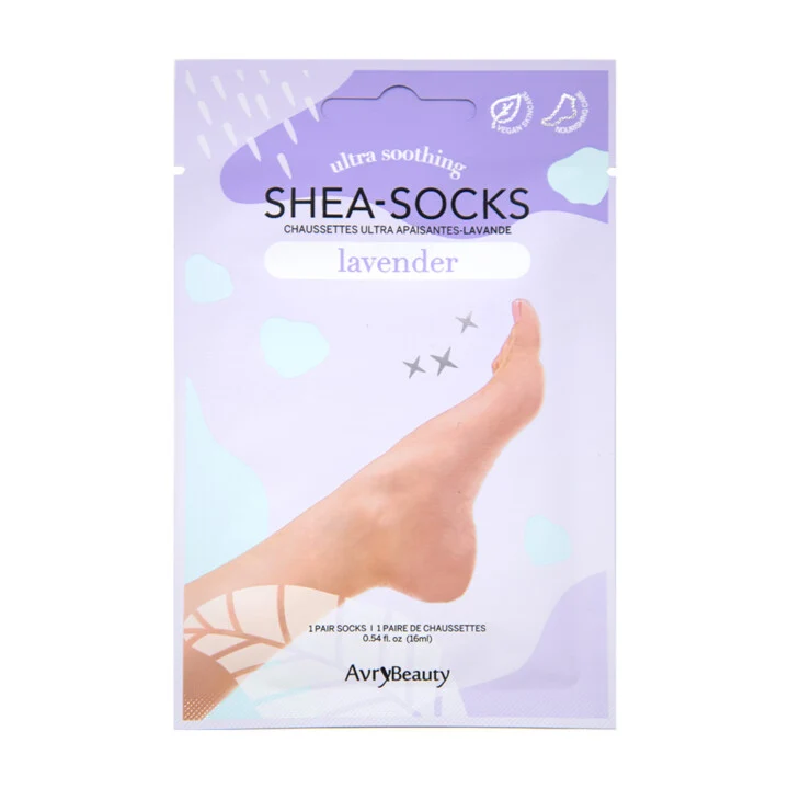 AvryBeauty Ultra Soothing SHEA-SOCKS – Lavender