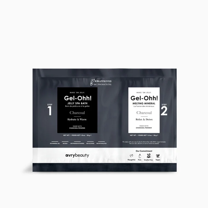 AvryBeauty Gel-Ohh! Jelly Spa Bath - Charcoal