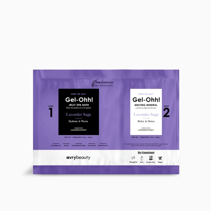 AvryBeauty Gel-Ohh! Jelly Spa Bath - Lavender Sage