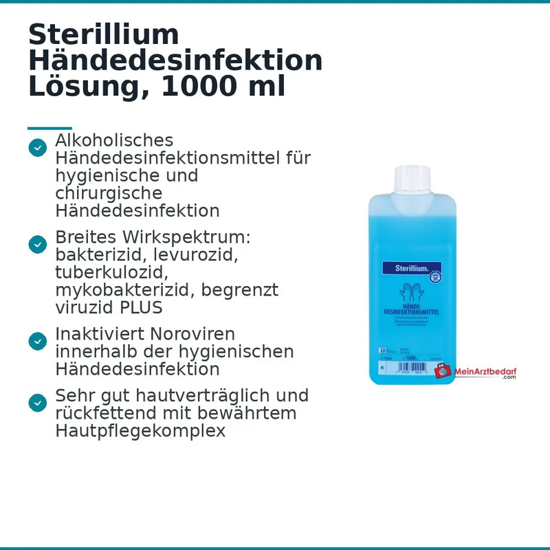 Sterillium Händedesinfektion Lösung, 1000 ml