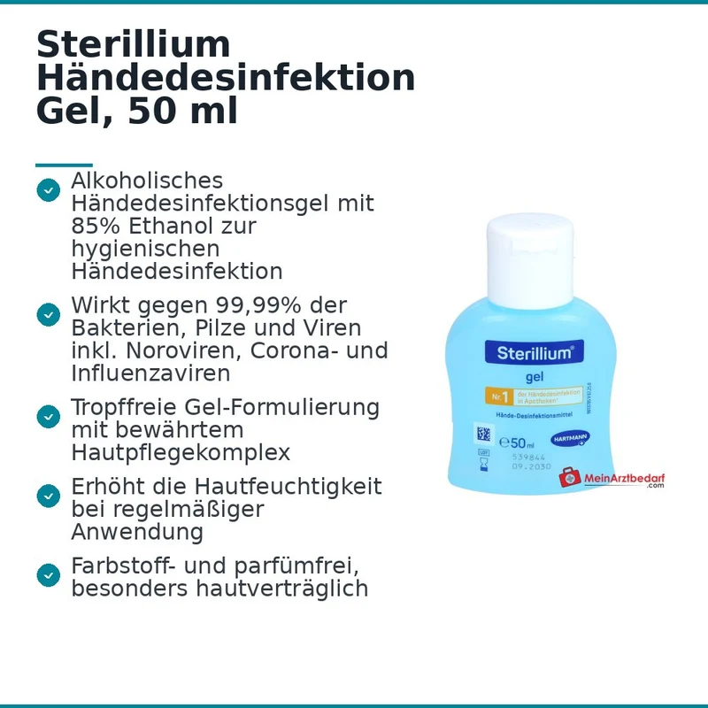 Sterillium Händedesinfektion Gel, 50 ml
