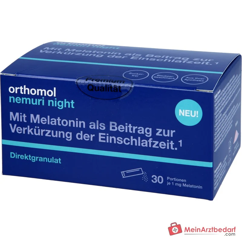 Orthomol Nemuri night Direktgranulat, 30 Beutel