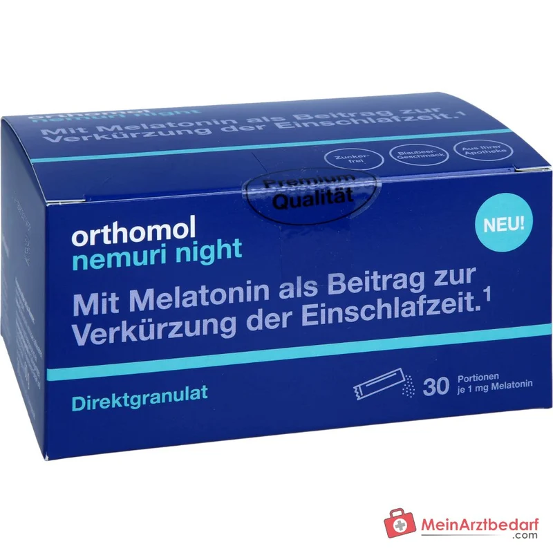Orthomol Nemuri night Direktgranulat, 30 Beutel
